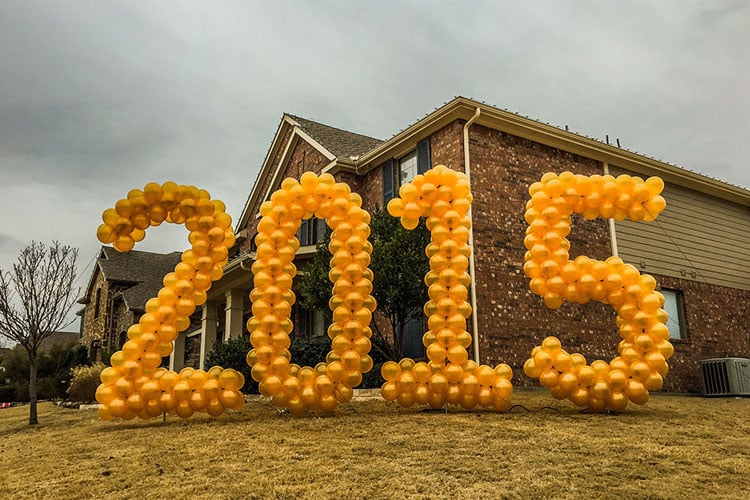 Giant Balloon Numbers 2015