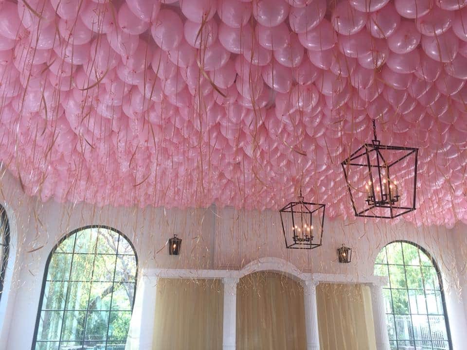 Pink Balloon Decor